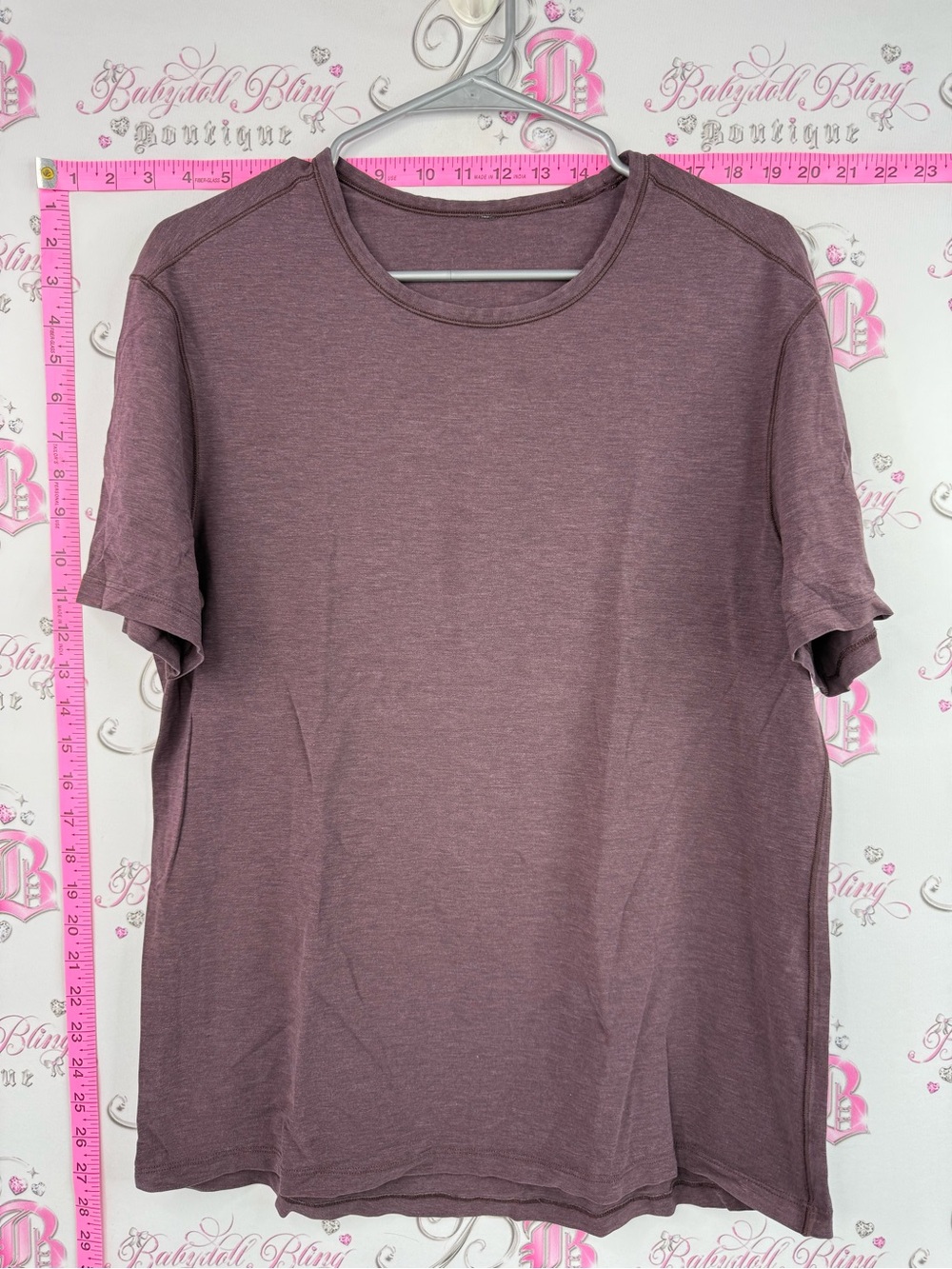 lululemon athletica tee tshirt Short Sleeve Crew Tee in Mauve